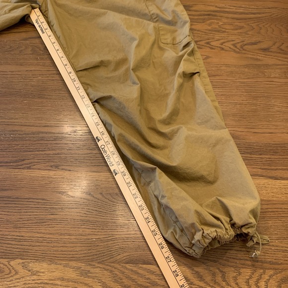 Anthropologie Pilcro Pants Womens XL Tan Brown Baggy Cargo Parachute Drawstring - Picture 9 of 9